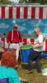 Trommelkonzert Beans Village People auf dem Flohmarkt